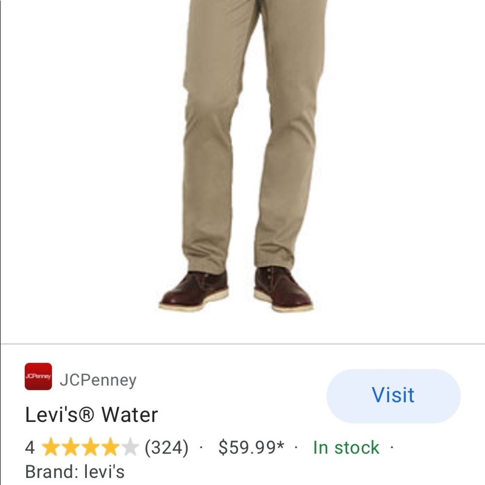 👖🕺🏻LEVI STAUSS & CO MEN’S JEANT